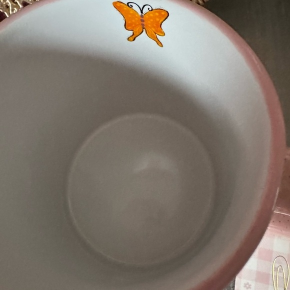 Easter NWT Pink Bunny Mug with Butterflies. 19oz   562ml - Picture 5 of 7